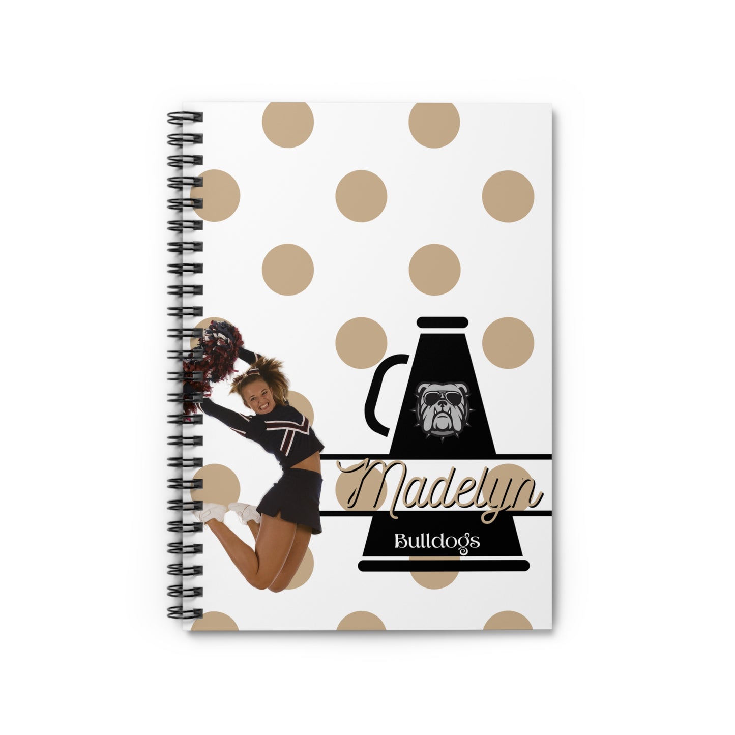 Custom School Spirit Cheer Notebook