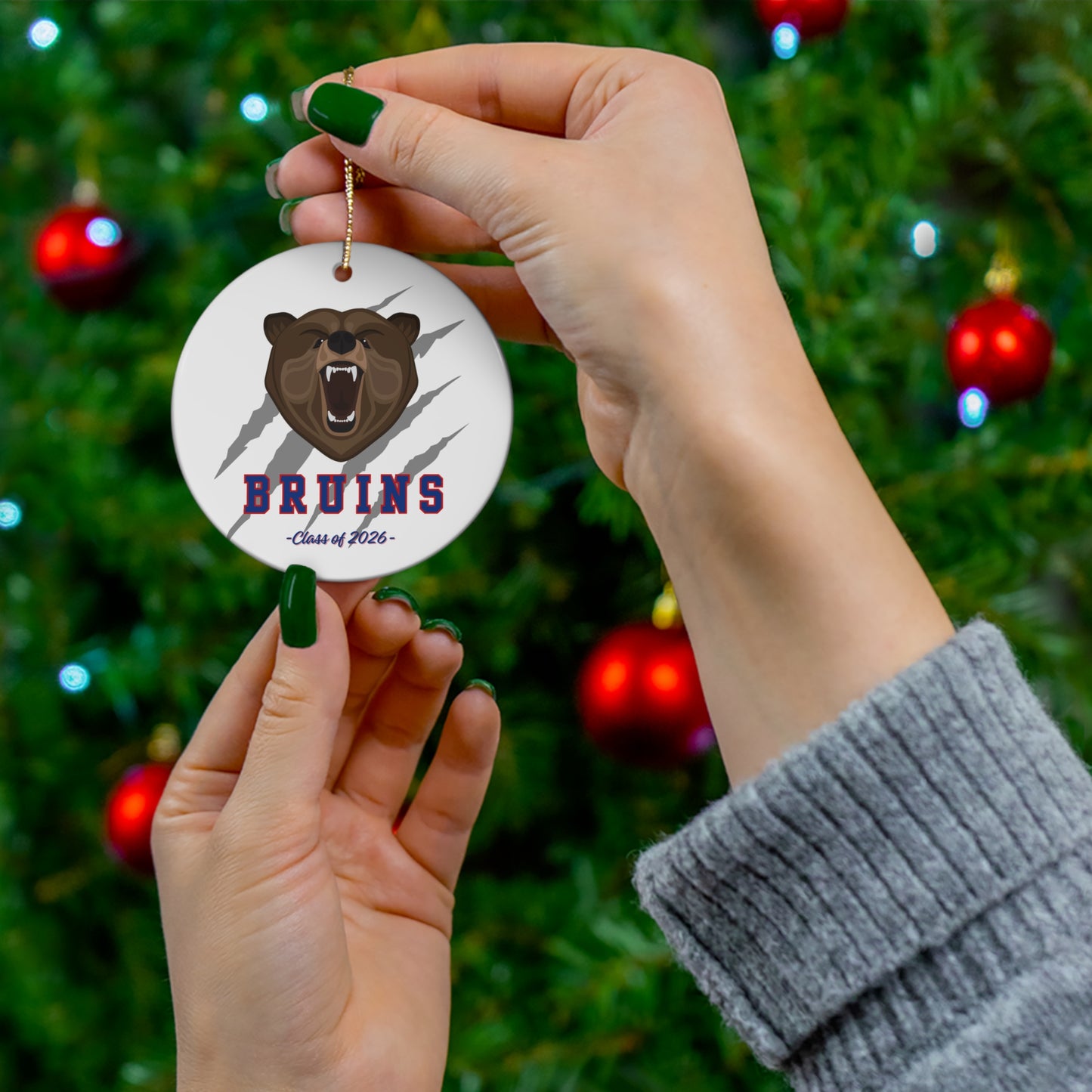 Class of 2026 Bruins Ceramic Ornament