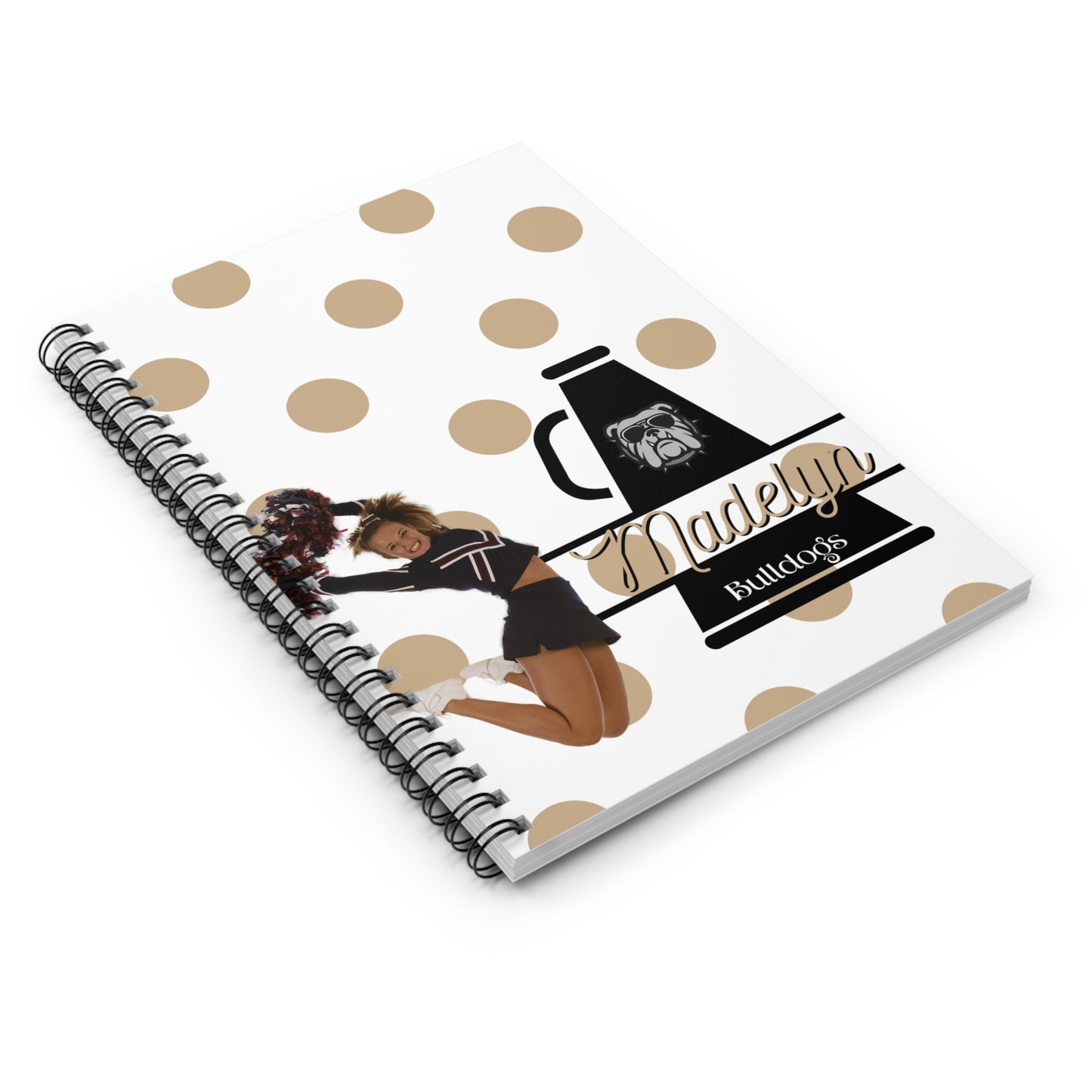 Custom School Spirit Cheer Notebook