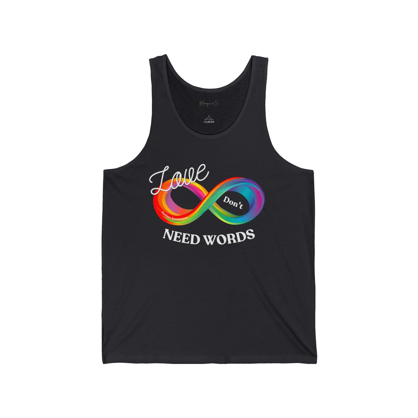 Love Don’t Need Words - Autism Awareness Tank