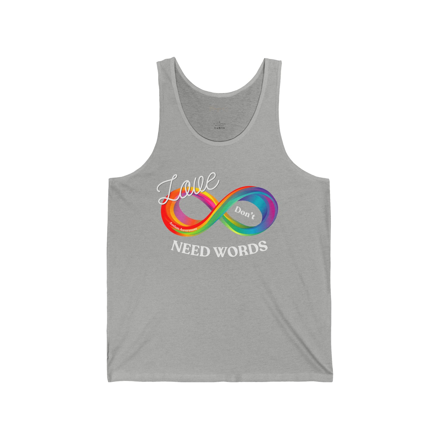 Love Don’t Need Words - Autism Awareness Tank