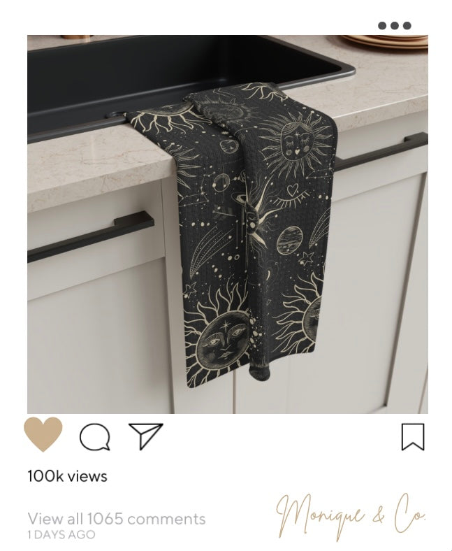 Celestial Celebrations Soft Tea Towel