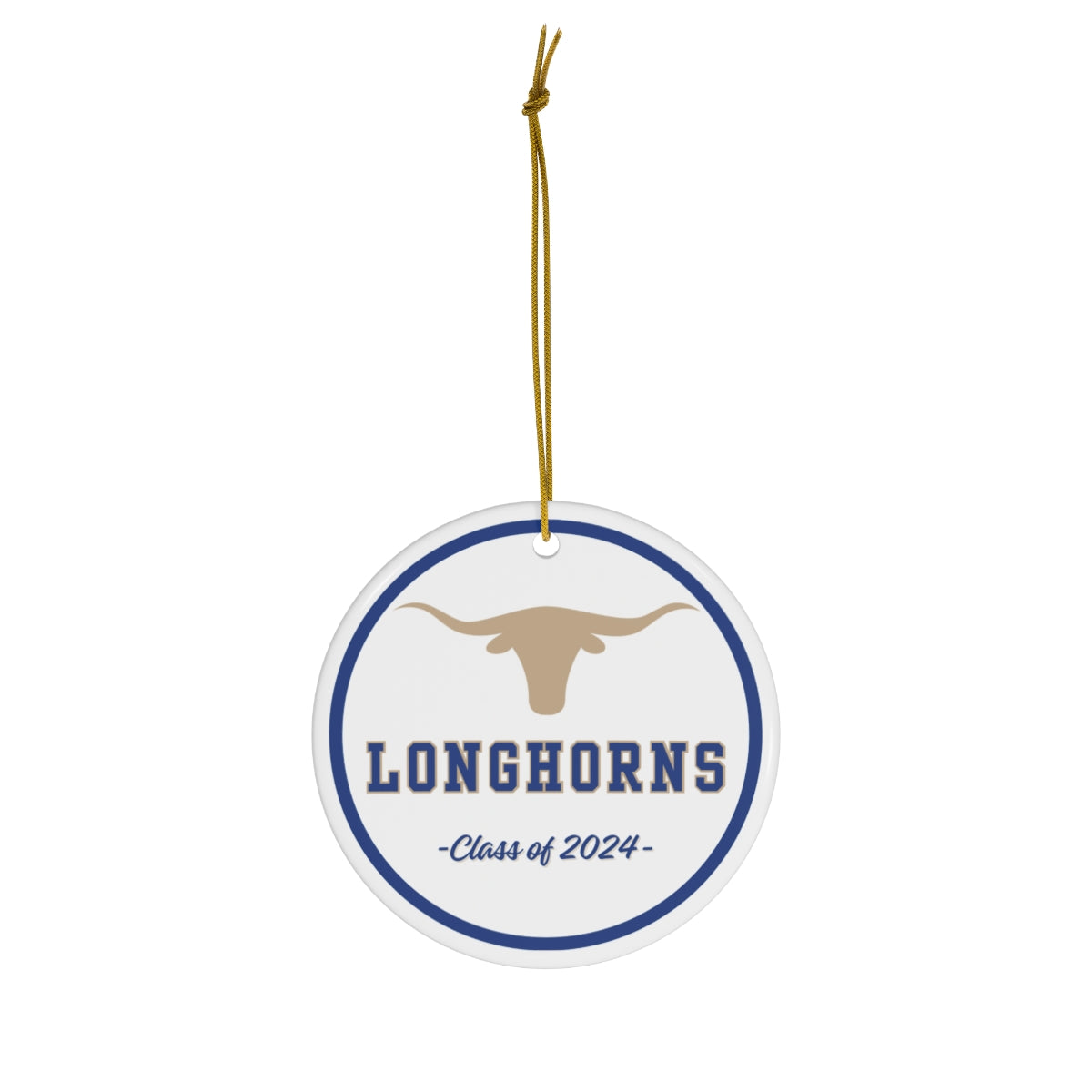 Class of 2024 Longhorns Ceramic Ornament