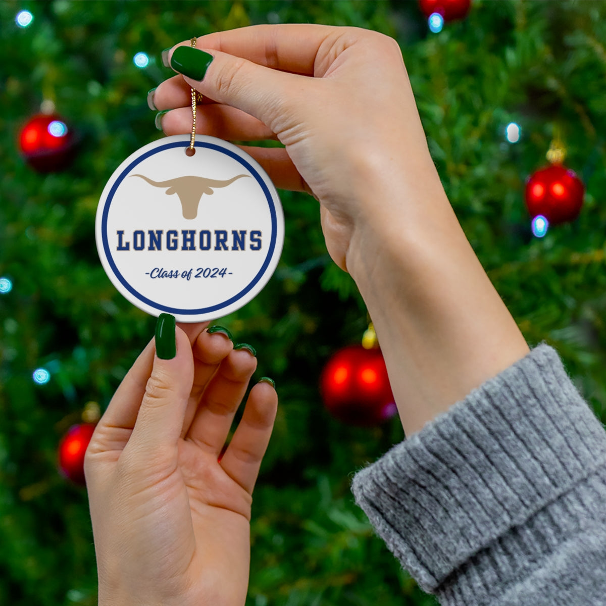 Class of 2024 Longhorns Ceramic Ornament
