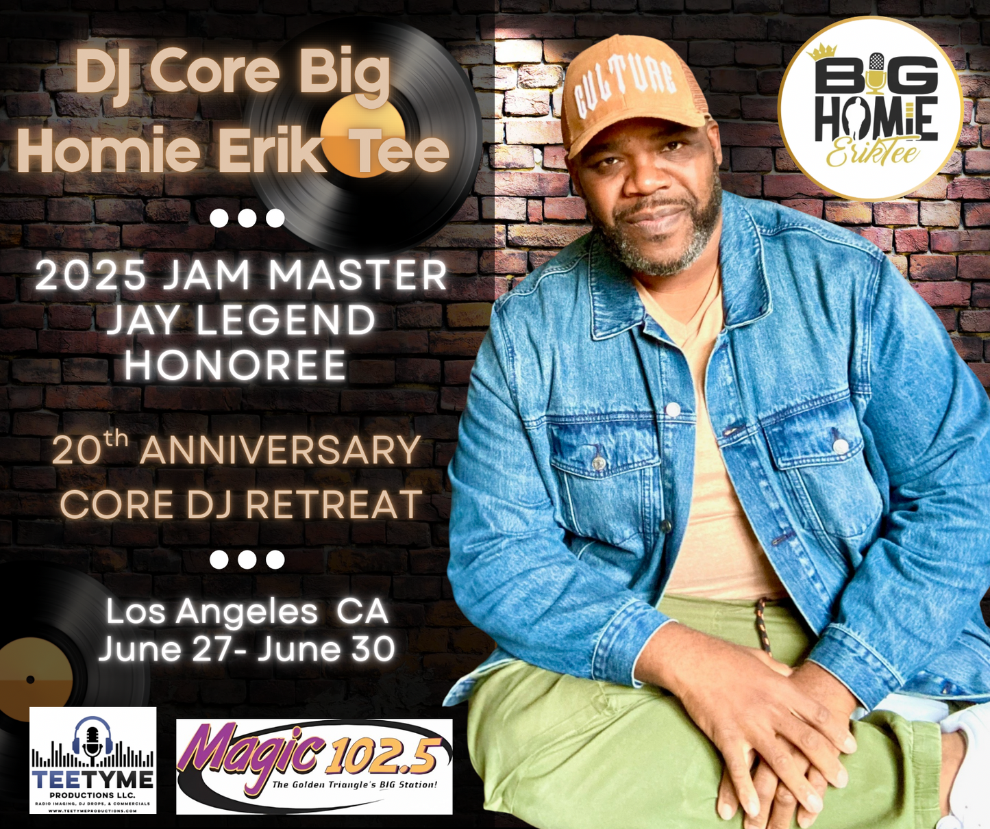 Big Homie Erik Tee- Design Concept 2025