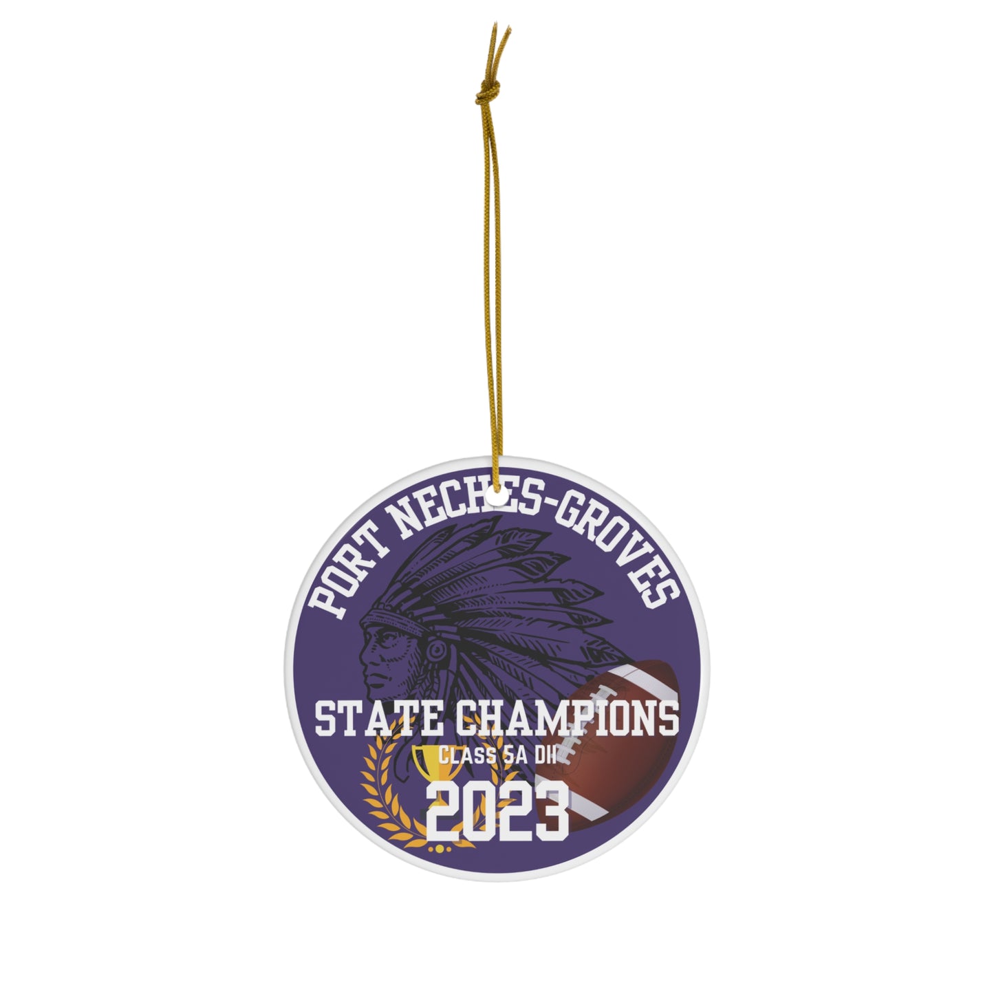 PN-G State Championship Ceramic Ornament