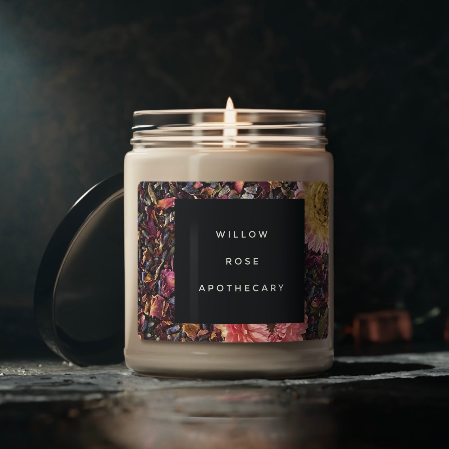 Willow Rose Apothecary Scented Soy Candle, 9oz