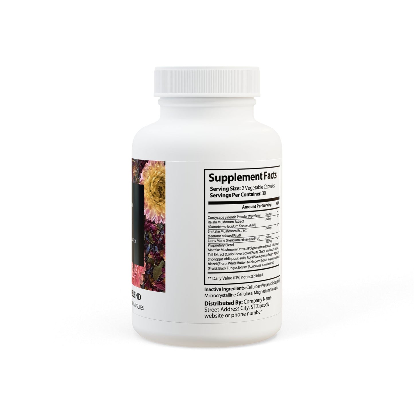 Mushroom Blend Supplement (60 Capsules)