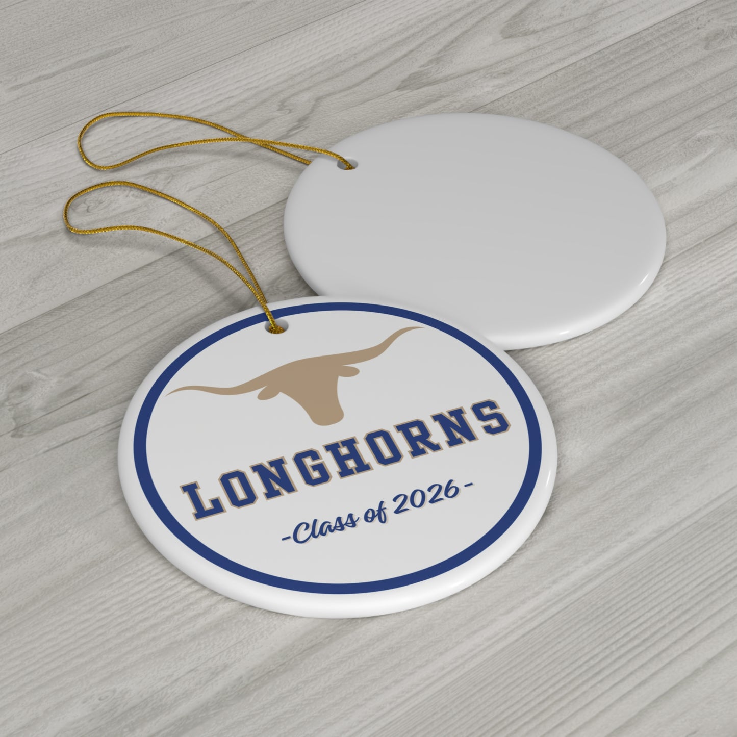 Class of 2026 Longhorns Ceramic Ornament