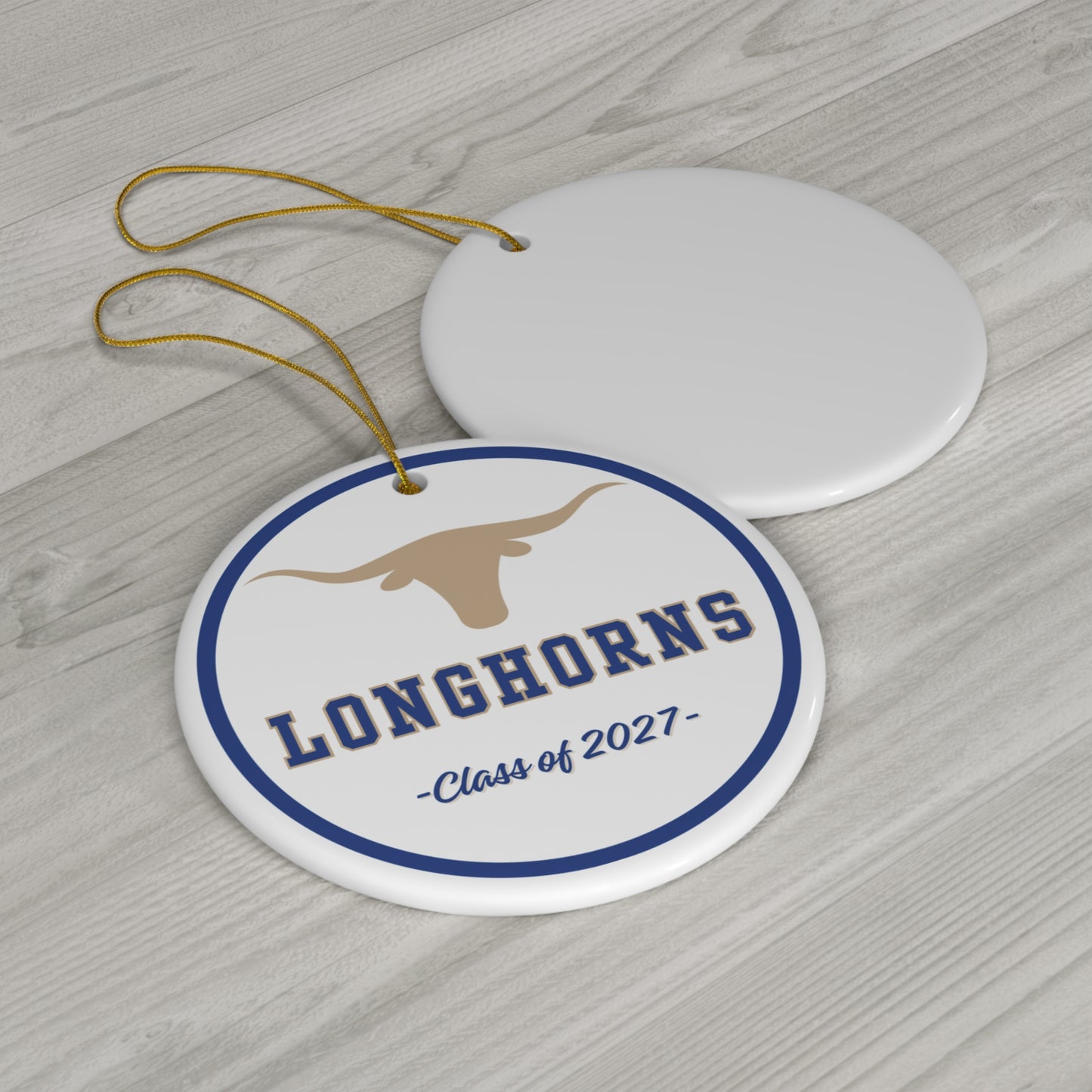 Class of 2027 Longhorns Ceramic Ornament