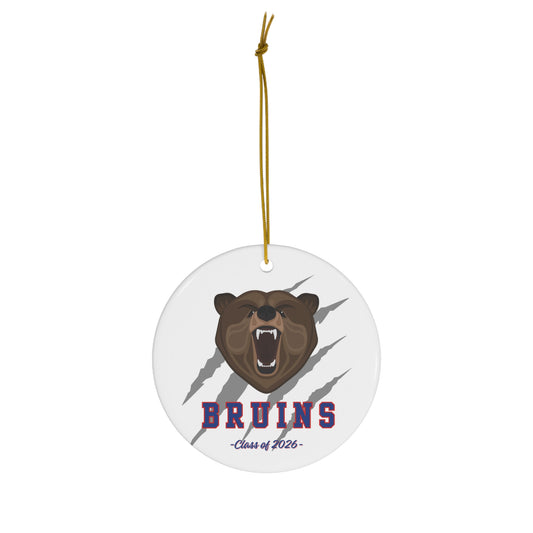 Class of 2026 Bruins Ceramic Ornament