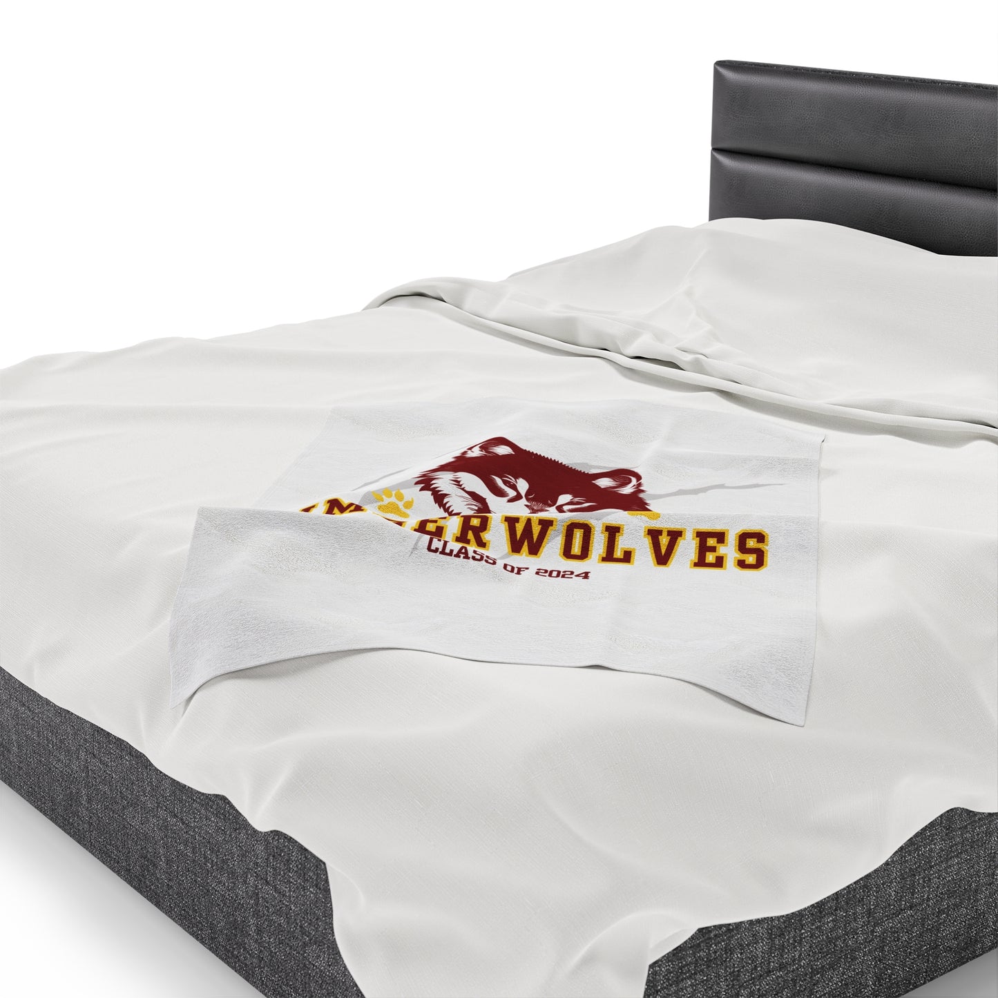 Class of 2024 Timberwolves Velveteen Plush Blanket