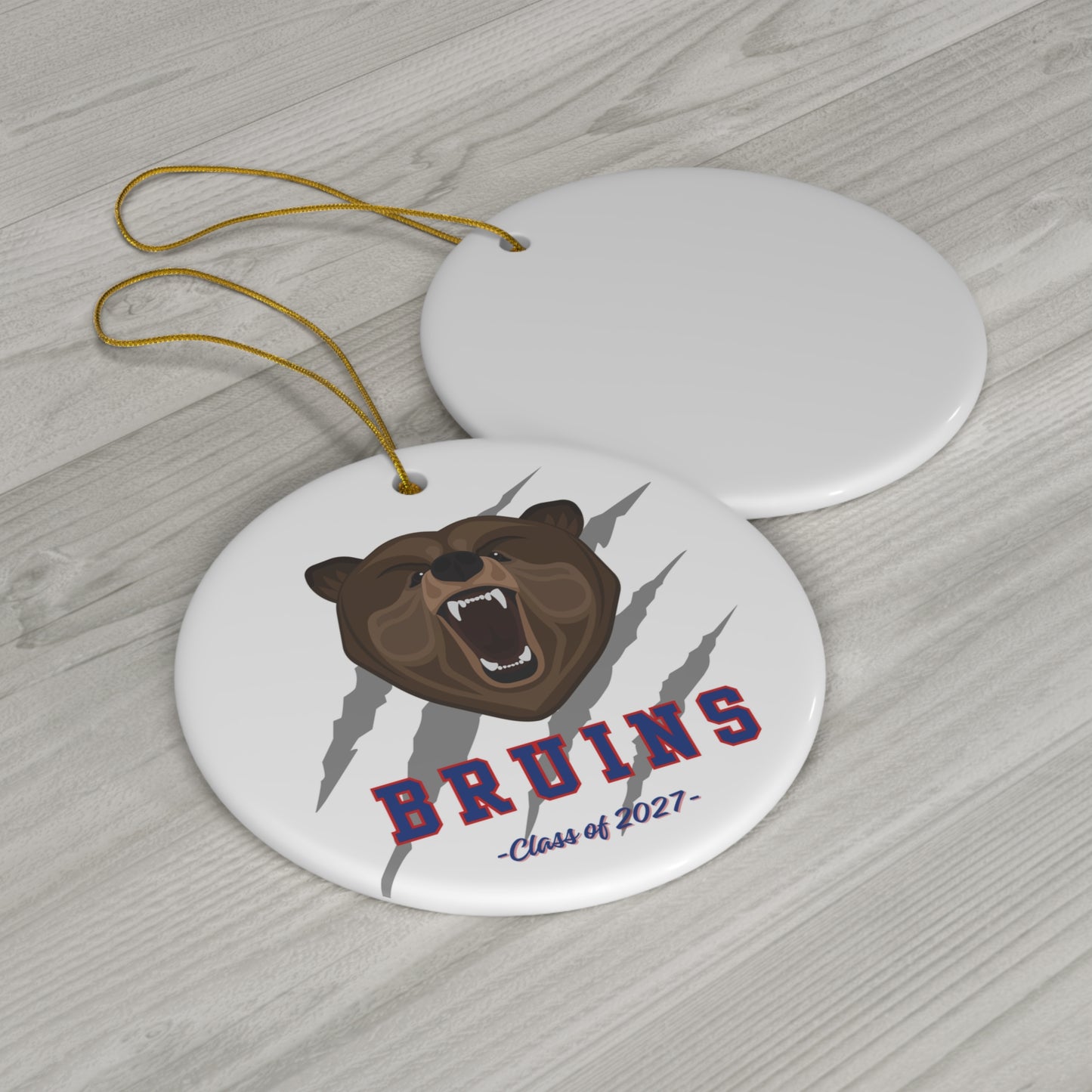 Class of 2027 Bruins Ceramic Ornament