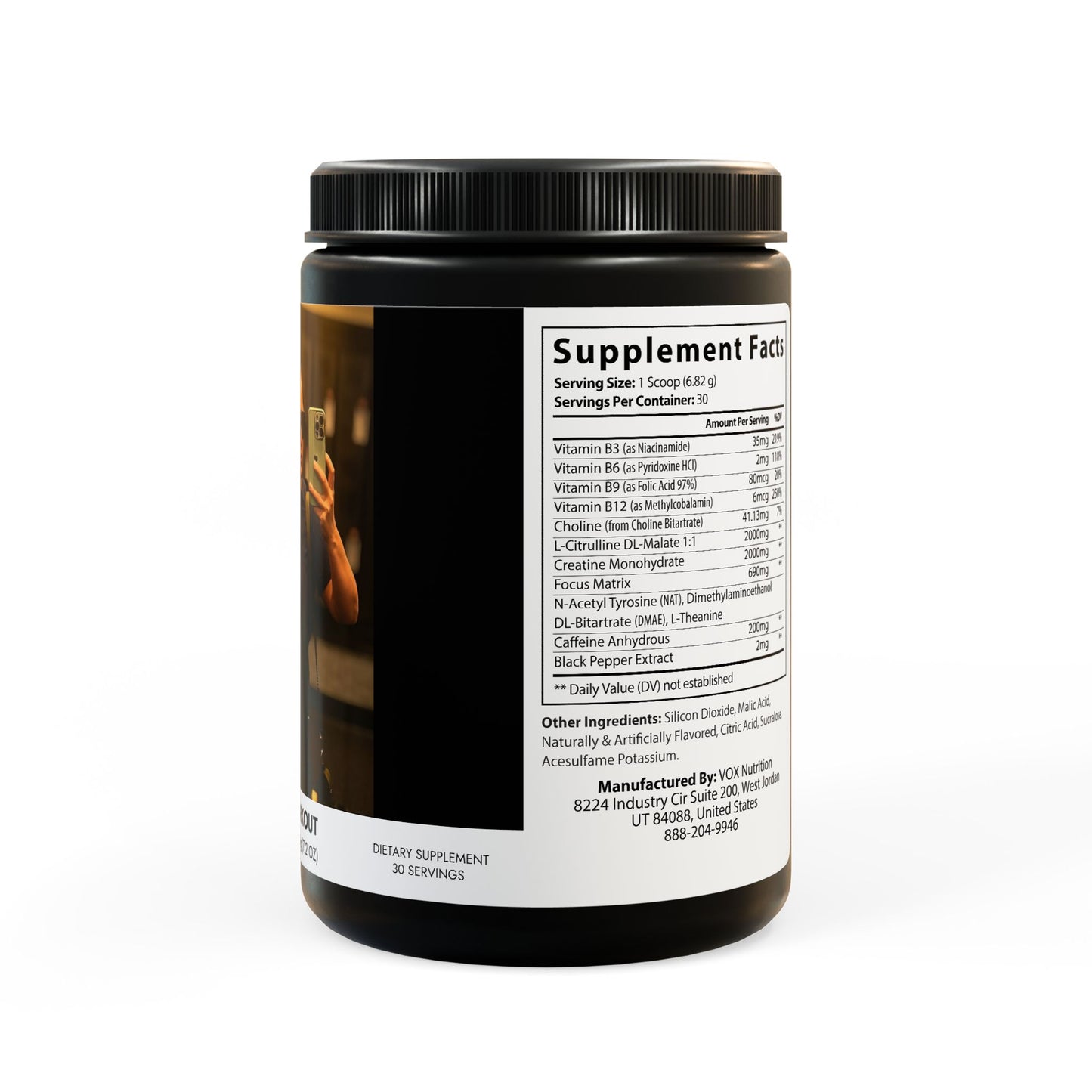 Texas Titan Pre-Workout Supplement, Fruit Punch (204g, 7.1oz)