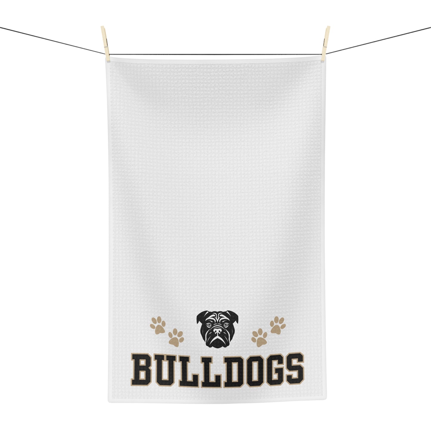 Bulldogs Soft Tea Towel