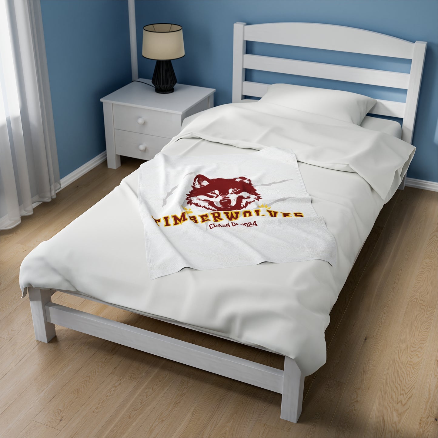 Class of 2024 Timberwolves Velveteen Plush Blanket