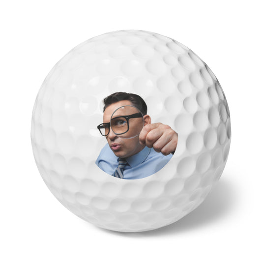 Whack a Face-Custom Golf Balls, 6pcs