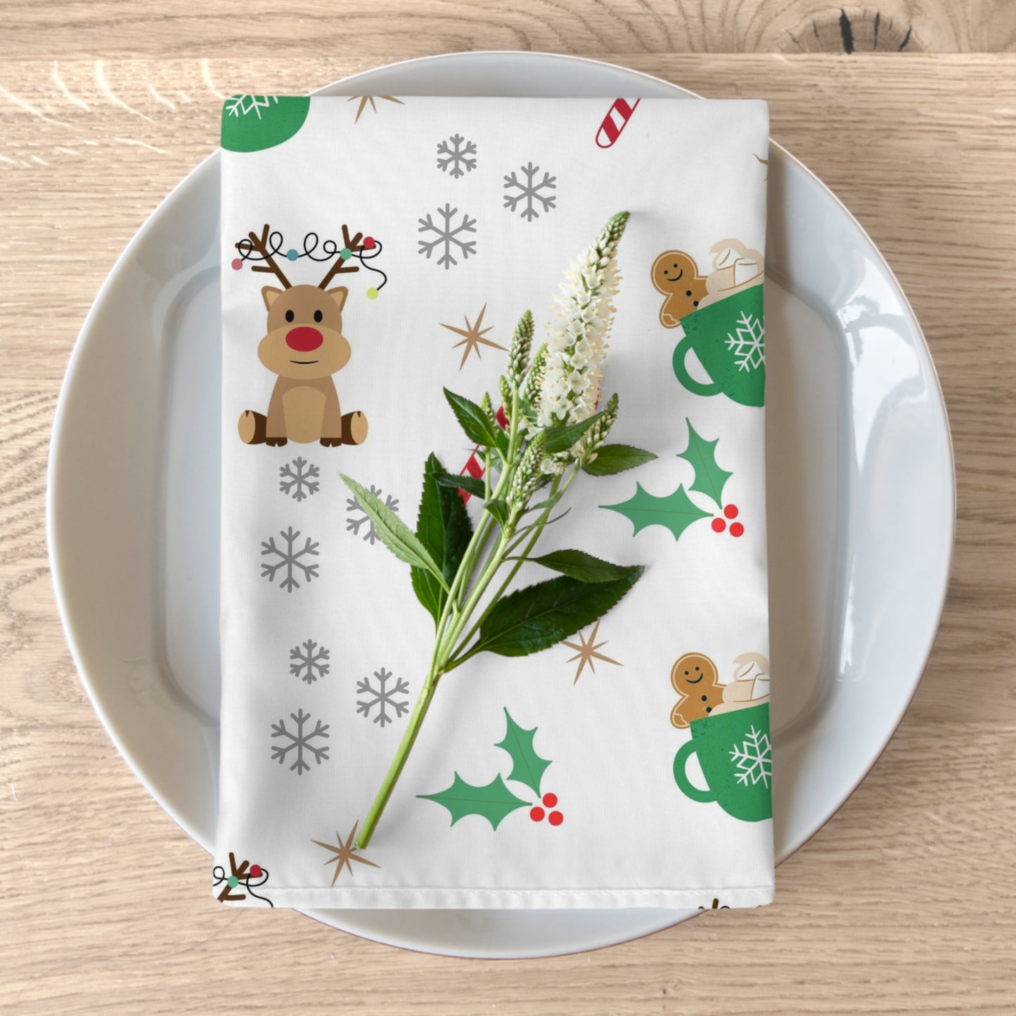 Christmas Cheer Napkin Set (4pcs)