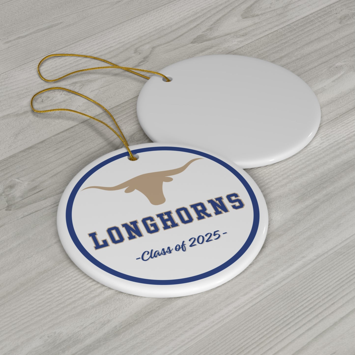 Class of 2025 Longhorns Ceramic Ornament