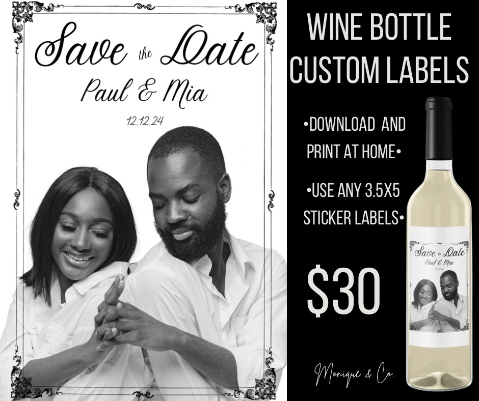 Custom Wine Bottle Label Design