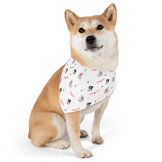 Pastel Halloween Pet Bandana Collar