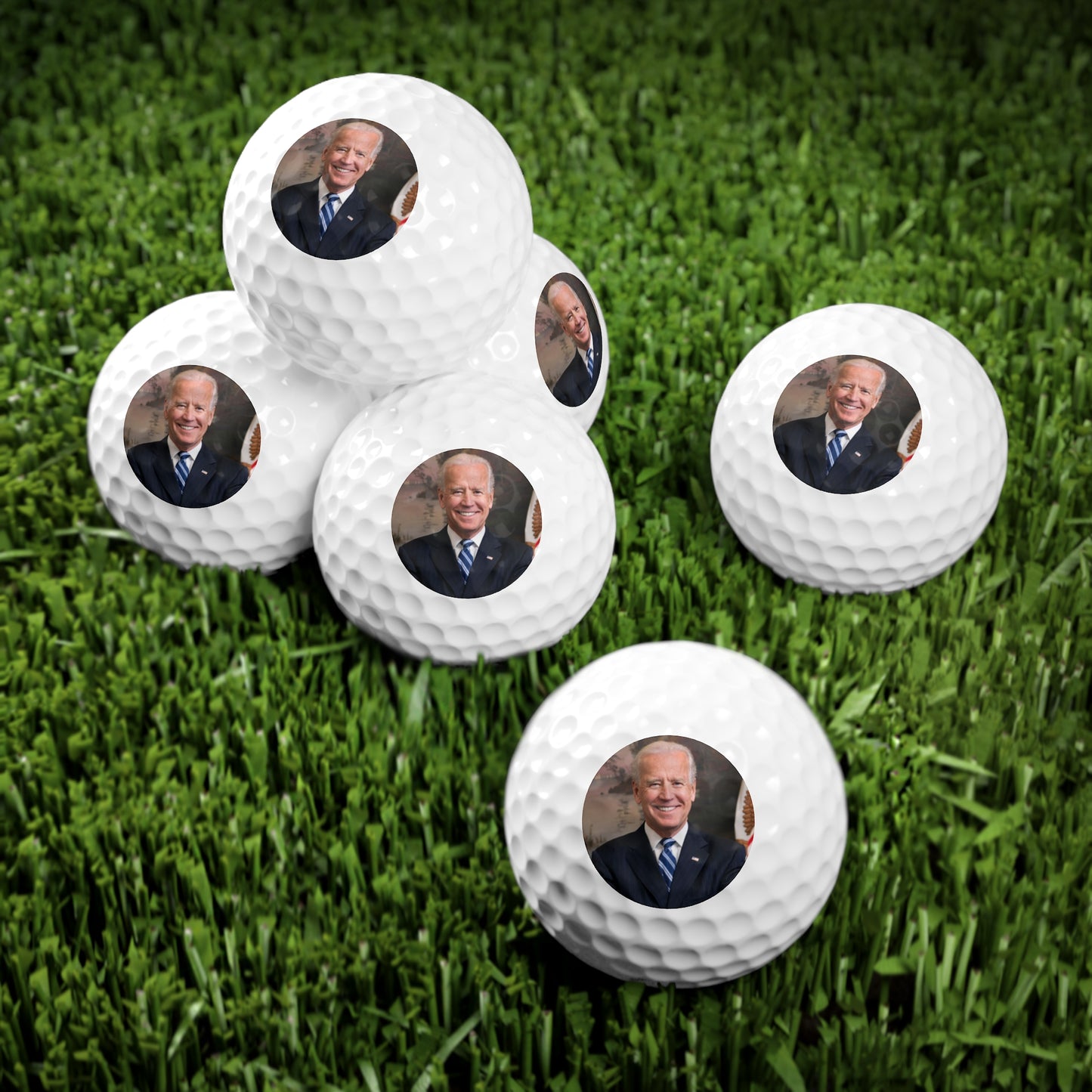 Whack a Face- Sleepy Joe Golf Balls, 6pcs