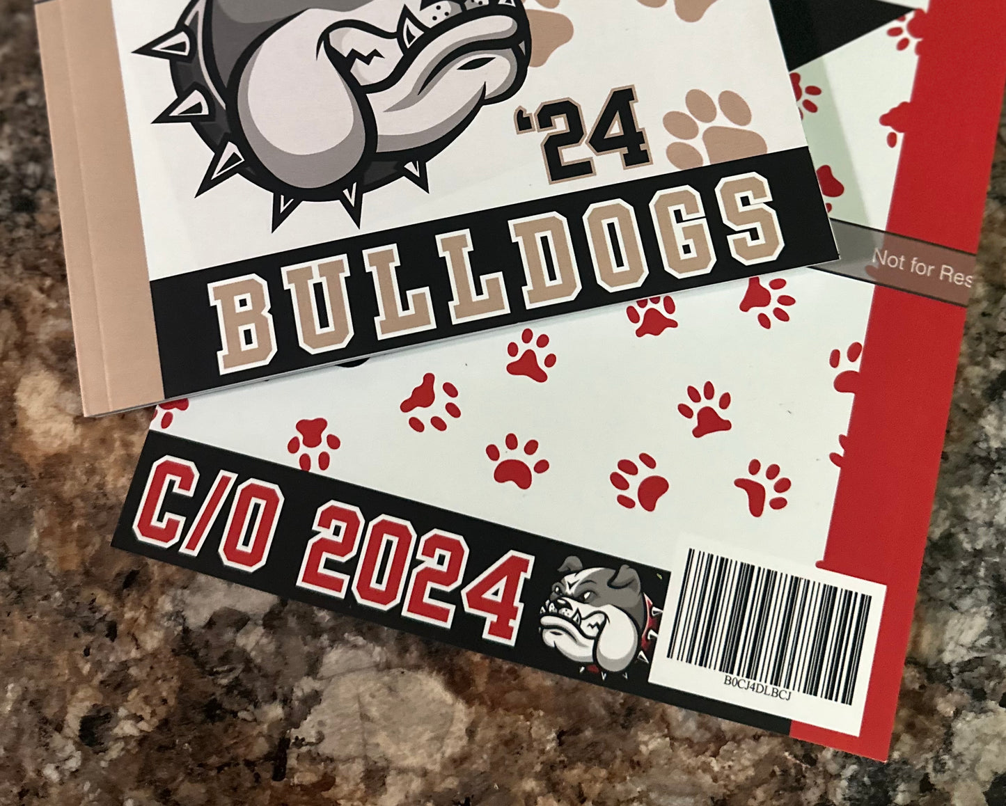 Senior Year Student Composition Book: Class of 2024- Bulldogs