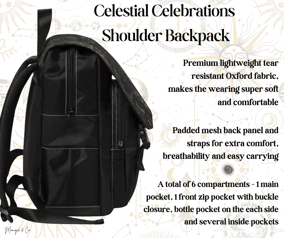 Celestial Celebrations Casual Shoulder Backpack