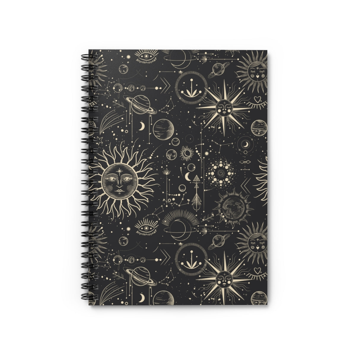 Celestial Celebration Spiral Notebook - Ruled Line