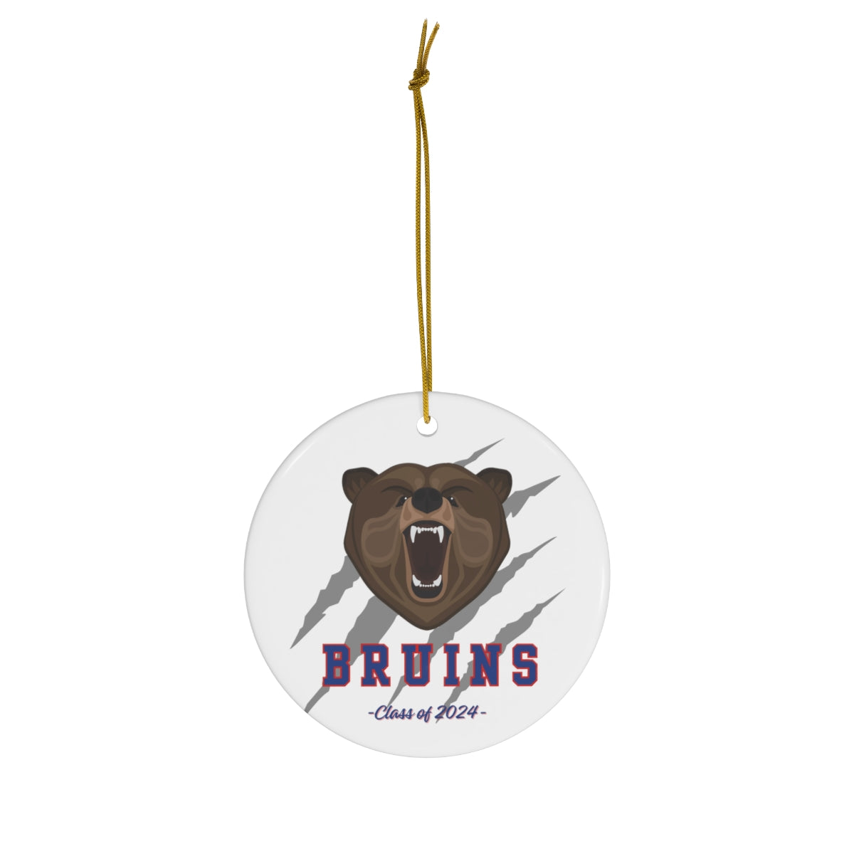 Class of 2024 Bruins Ceramic Ornament