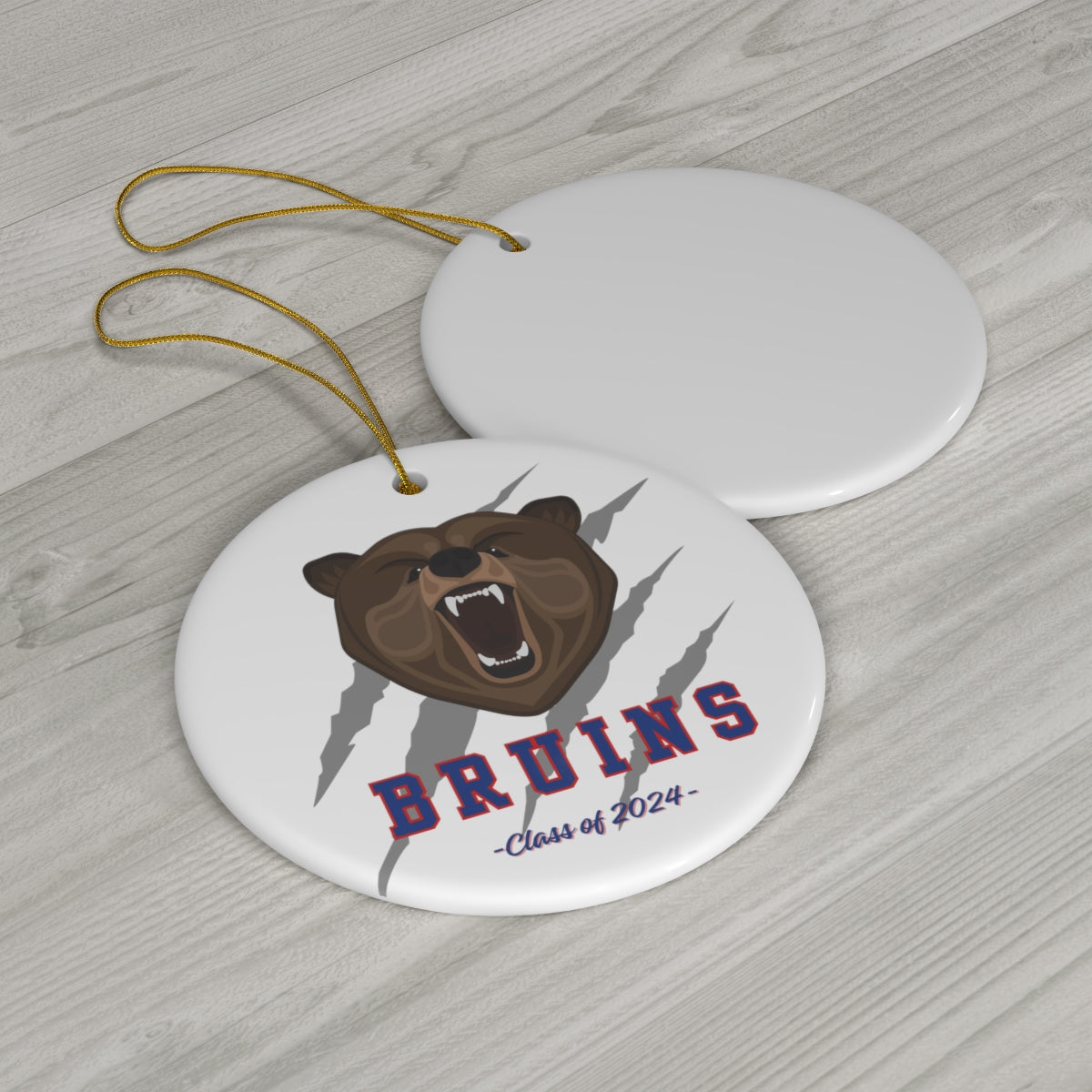 Class of 2024 Bruins Ceramic Ornament