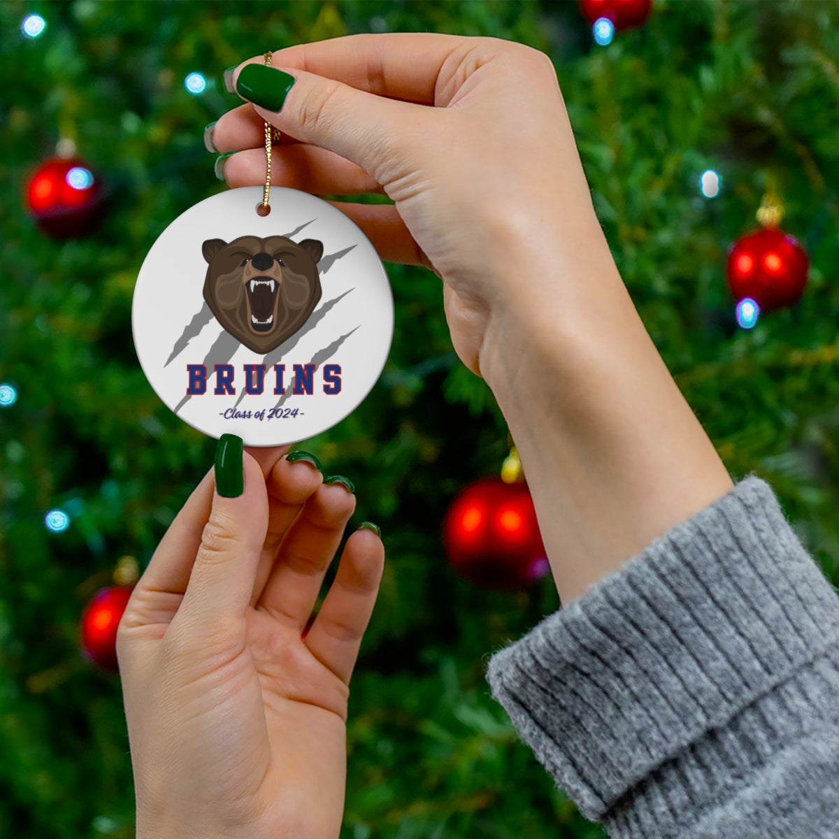 Class of 2024 Bruins Ceramic Ornament