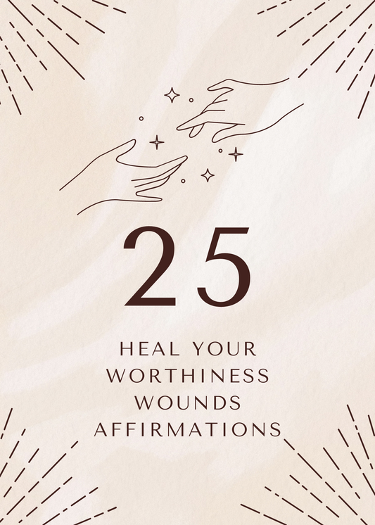 Heal Your Worthiness Wounds- Affirmation Cards